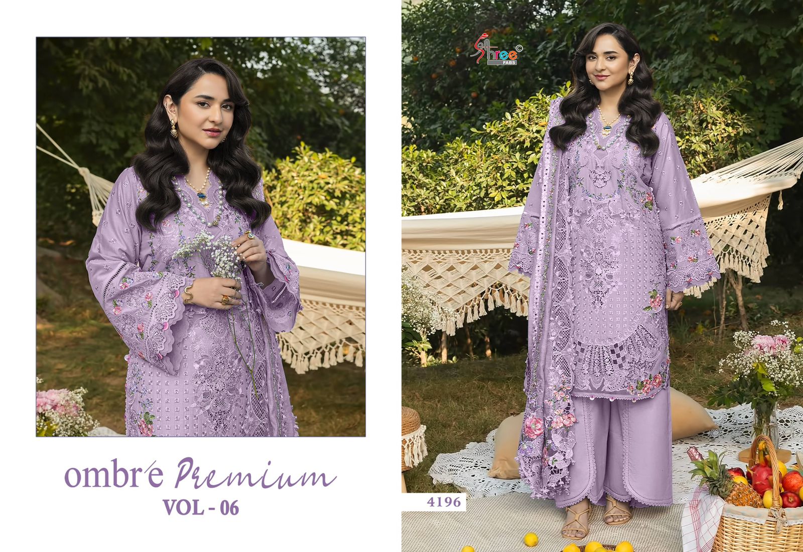 Shree Ombre 4195 To 4200 Cotton Dupatta Cotton Pakistani Suit