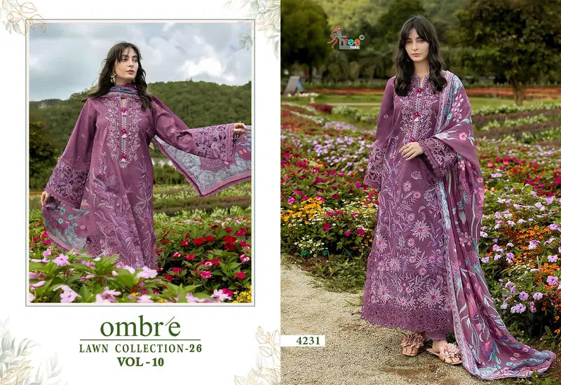 Shree Ombre Lawn Collection 26 Vol 10
