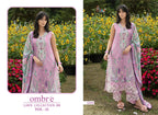 Shree Ombre Lawn Collection 26 Vol 21 Chiffon Dupatta Cotton Salwar Kameez
