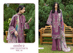 Shree Ombre Lawn Collection 26 Vol 23 Chiffon Dupatta Cotton Salwar Kameez