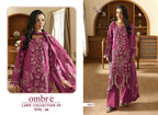 Shree Ombre Lawn Collection 26 Vol 26 Chiffon Dupatta Cotton Salwar Kameez