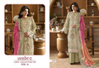 Shree Ombre Lawn Collection 26 Vol 8 Cotton Dupatta Cotton Embroidered Salwar Kameez