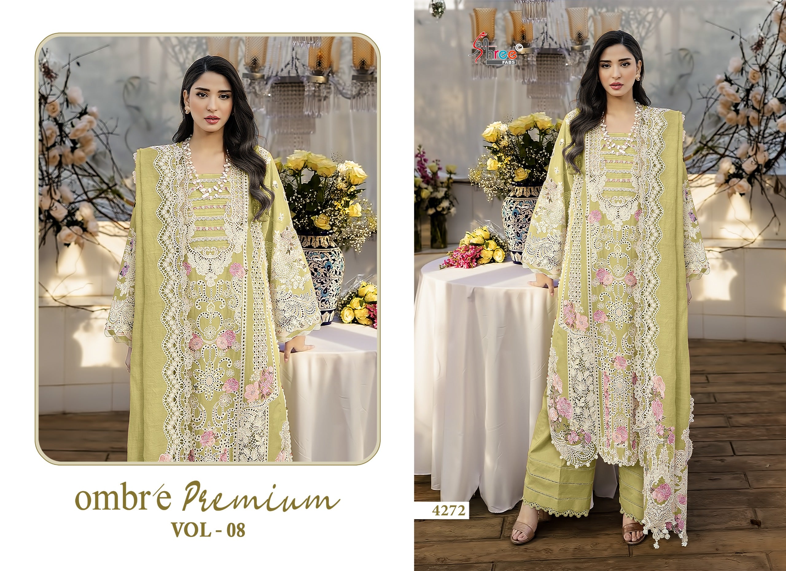 Shree Ombre Premium Vol 8 Kota Doriya Dupatta Cotton Pakistani Salwar Kameez