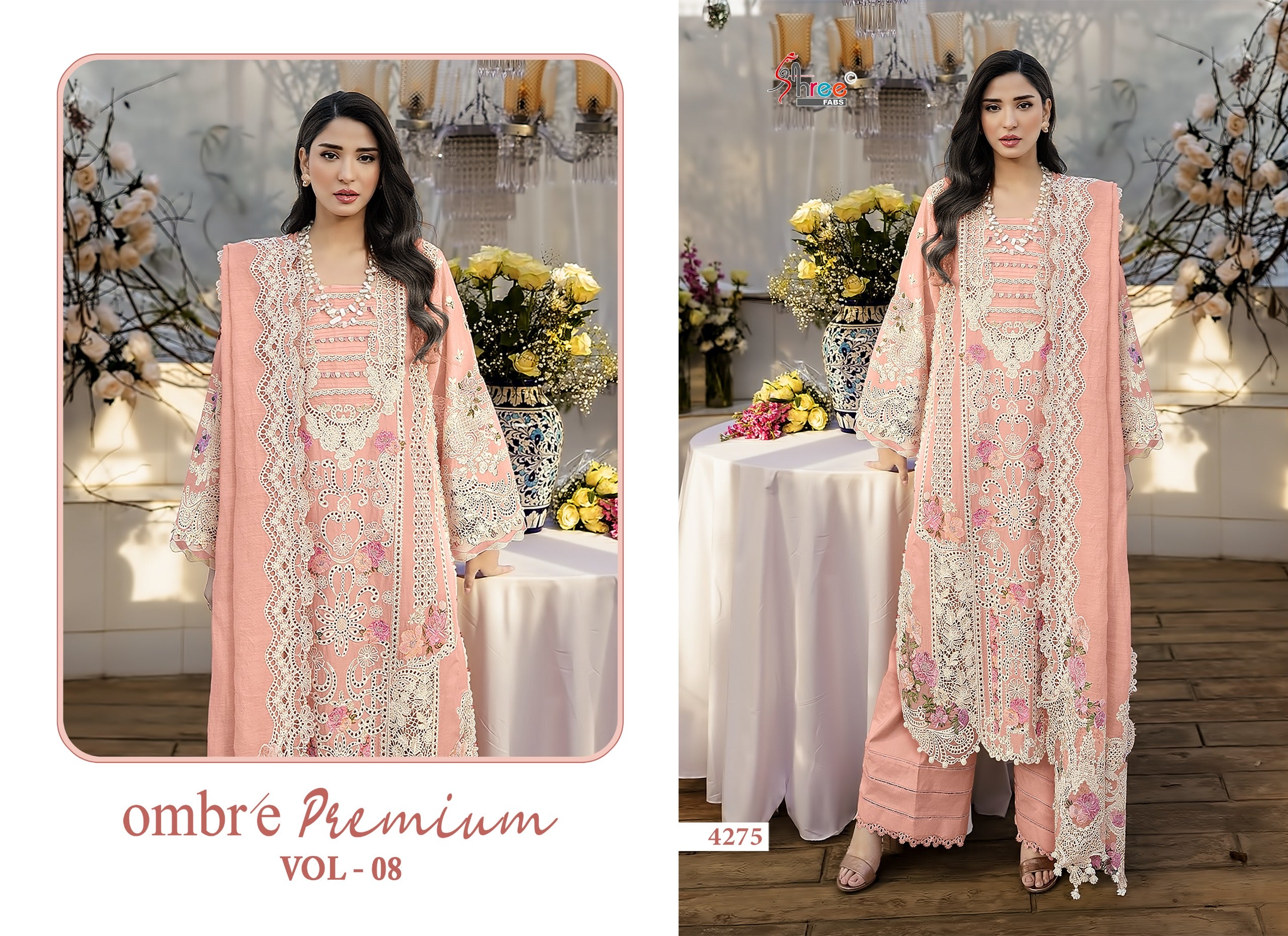 Shree Ombre Premium Vol 8 Kota Doriya Dupatta Cotton Pakistani Salwar Kameez