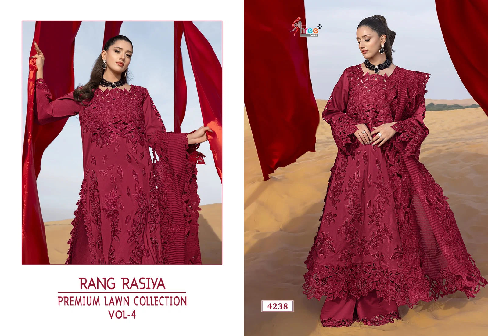 Shree Rang Rasiya Premium Lawn Vol 4