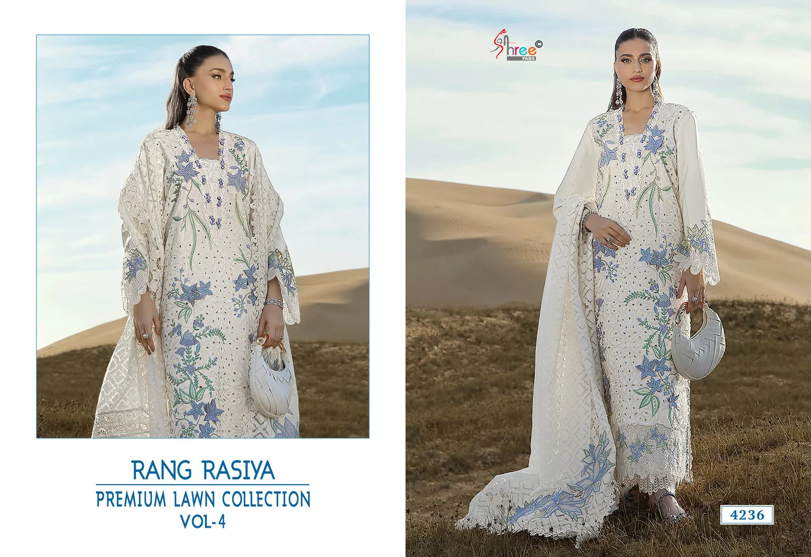 Shree Rang Rasiya Premium Lawn Vol 4