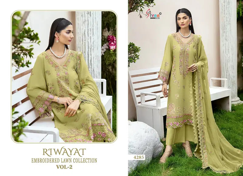 Shree Riwayat Embroidered Lawn Collection Vol 2