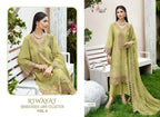 Shree Riwayat Embroidered Lawn Collection Vol 2 Cotton Dupatta Cotton Salwar Suit Full Catalog available at wholesale rate.