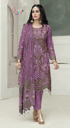 Shree Sf 5533 Vol 3 Chiffon With Embroidery Pakistani Salwar Kameez