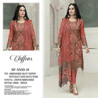 Shree Sf 5533 Vol 3 Chiffon With Embroidery Pakistani Salwar Kameez