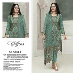 Shree Sf 5533 Vol 3 Chiffon With Embroidery Pakistani Salwar Kameez