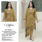 Shree Sf 5533 Vol 3 Chiffon With Embroidery Pakistani Salwar Kameez