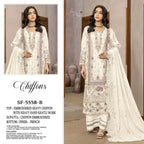 Shree Sf 5558 A To D Chiffon Embroidered Salwar Kameez Collection