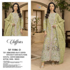Shree Sf 5586 A To D Chiffon Embroidered Salwar Kameez Collection