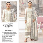 Shree Sf 5609 A To D Chiffon Embroidered Salwar Kameez Collection