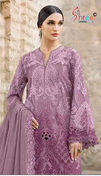 Shree Sf 5615 A To D Chiffon Embroidered Salwar Kameez