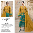 Shree Sf 5615 A To D Chiffon Embroidered Salwar Kameez