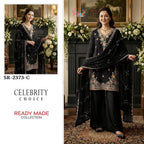 Shree Sr 2373 Readymade Moss Chiffon Embroidered Salwar Kameez
