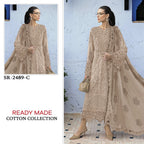 Shree Sr 2489 Cambric Cotton Embroidered Salwar Kameez