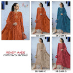 Shree Sr 2489 Cambric Cotton Embroidered Salwar Kameez