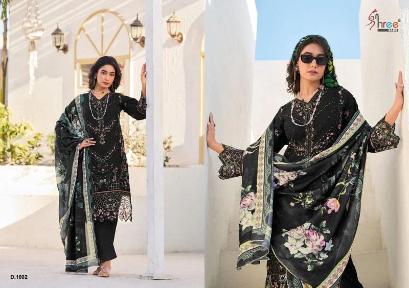 Shree Tasrif 1002 Cotton Dupatta Cotton Embroidered Salwar Kameez