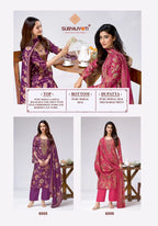 Suryajyoti Chhavi Vol 1 Pure Gadwal Discharge Printed Fancy Dress Material