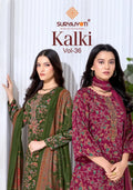 Suryajyoti Kalki Vol 36 Jam Satin Dress Material Collection