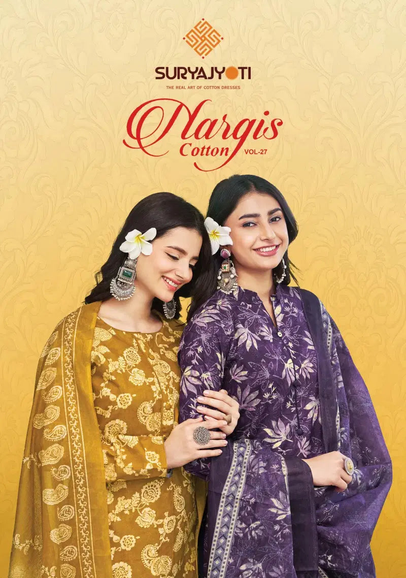 Suryajyoti Nargis Vol 27 Cotton Printed Dress Material Collection