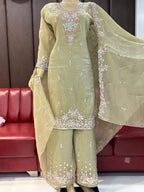 Sw 1944 Crunchy With Beads Work Salwar Kameez