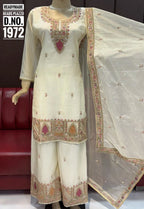 Sw 1972 Rasmalai With Beads Work Salwar Kameez