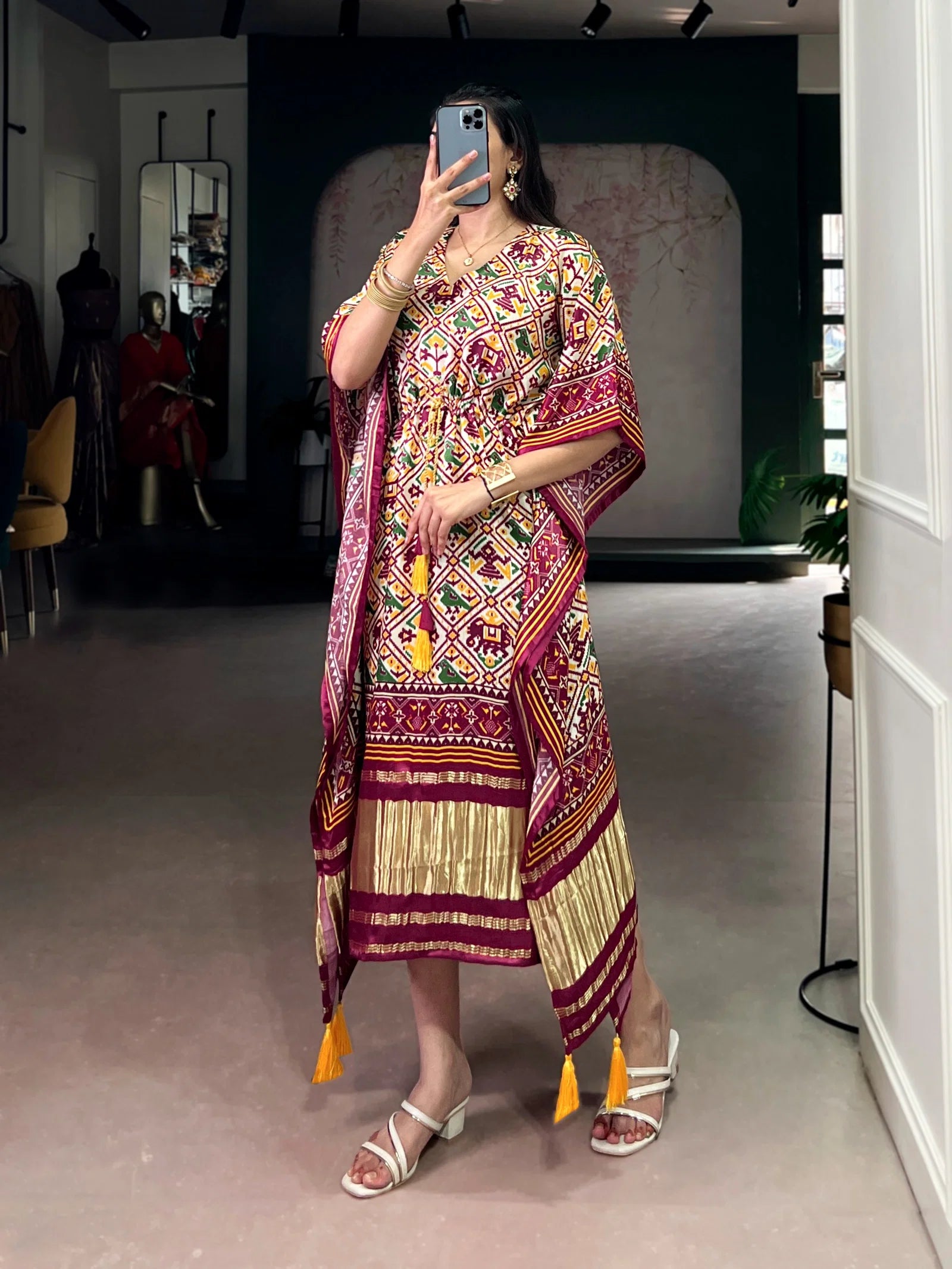 Taraa L 3001 Pure Gaji Silk Digital Printed Kaftan Collection