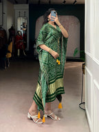 Taraa L 3001 Pure Gaji Silk Digital Printed Kaftan Collection