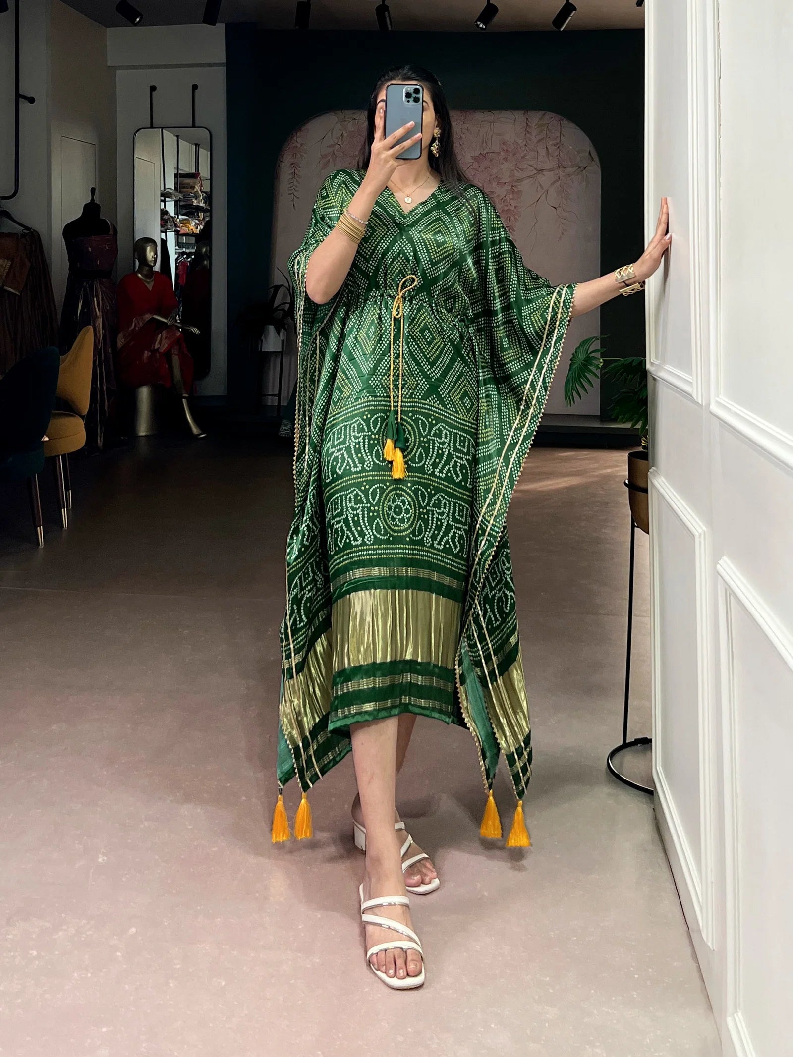 Taraa L 3001 Pure Gaji Silk Digital Printed Kaftan Collection