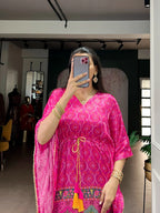 Taraa L 3001 Pure Gaji Silk Digital Printed Kaftan Collection