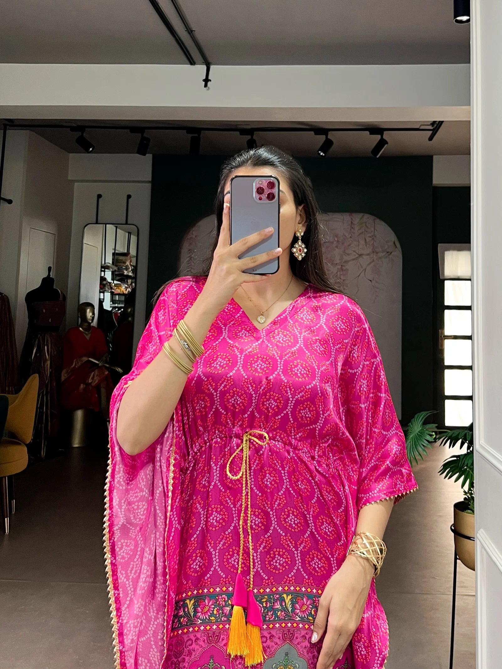 Taraa L 3001 Pure Gaji Silk Digital Printed Kaftan Collection