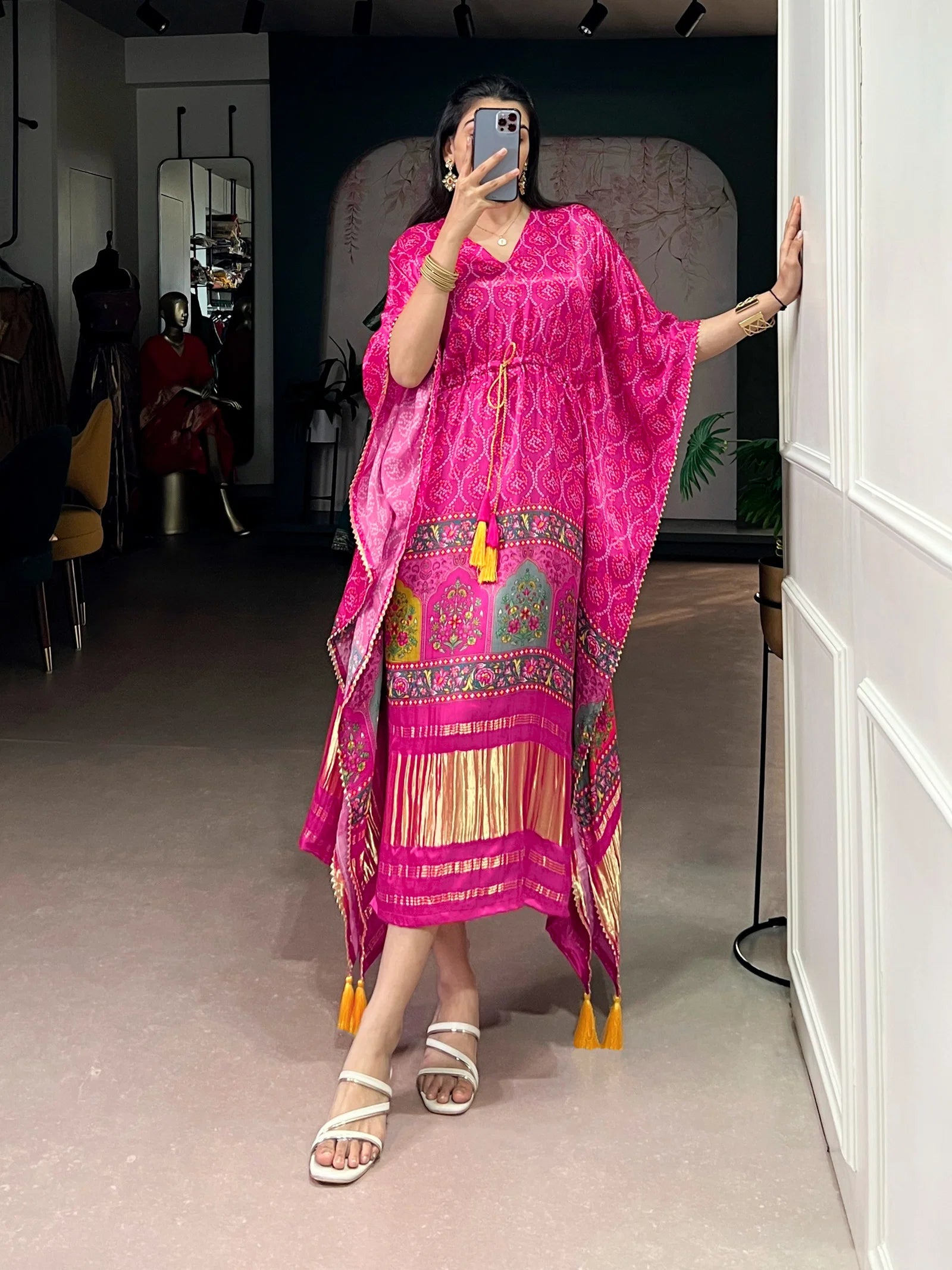 Taraa L 3001 Pure Gaji Silk Digital Printed Kaftan Collection