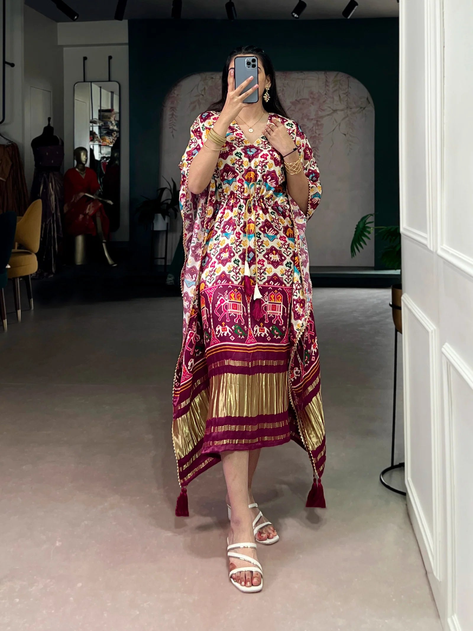 Taraa L 3001 Pure Gaji Silk Digital Printed Kaftan Collection