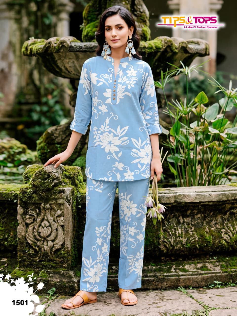 Tips And Tops Fashion Beats Vol 15 Rayon Printed Co Ord Set Colleciton