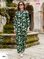 Tips And Tops Fashion Beats Vol 15 Rayon Printed Co Ord Set Colleciton