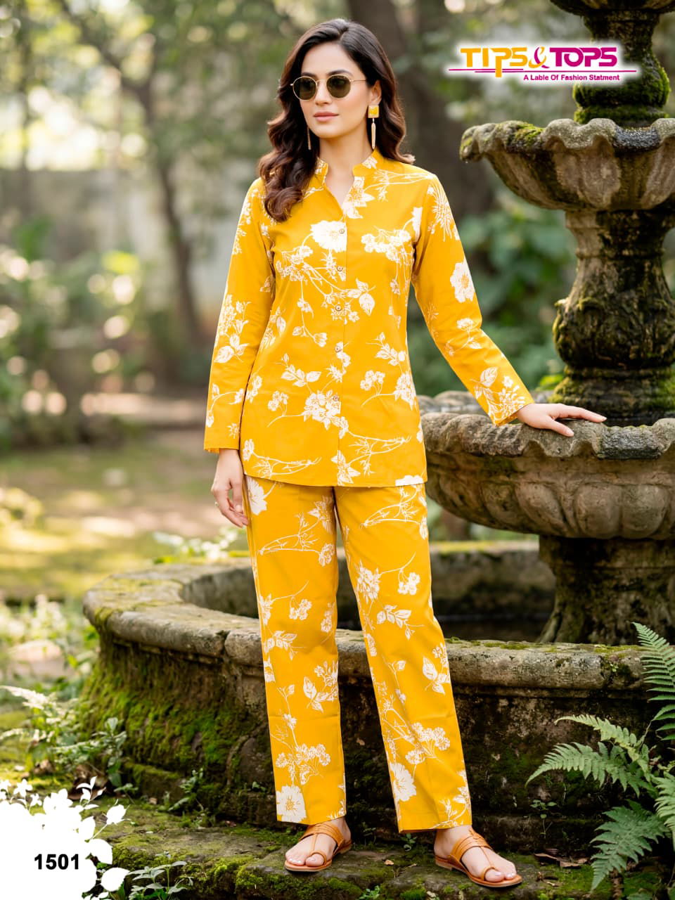 Tips And Tops Fashion Beats Vol 15 Rayon Printed Co Ord Set Colleciton
