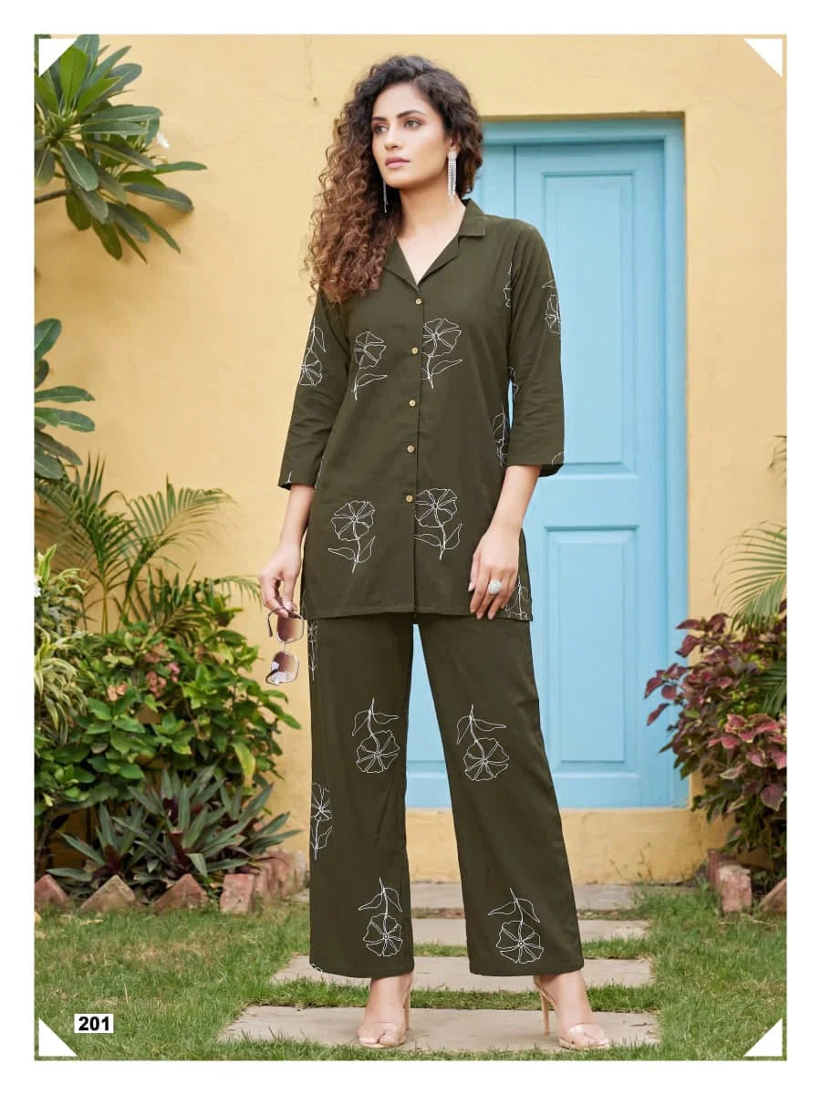 Tips And Tops Princess Vol 2 Rayon Printed Co Ord Set Collection