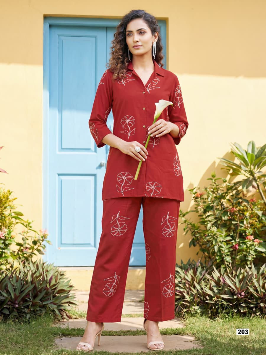Tips And Tops Princess Vol 2 Rayon Printed Co Ord Set Collection
