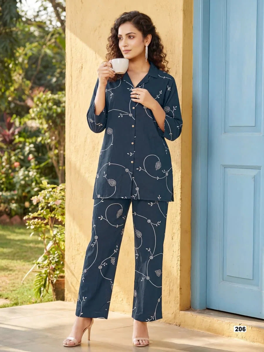 Tips And Tops Princess Vol 2 Rayon Printed Co Ord Set Collection
