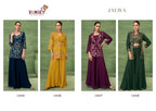 Vamika Jalwa Roman Silk Embroidered Indo Western Collection