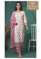 Vinay Kuleesh Chhavi Vol 3 Vis Muslin Handworked Salwar Kameez Collection