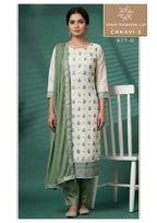 Vinay Kuleesh Chhavi Vol 3 Vis Muslin Handworked Salwar Kameez Collection