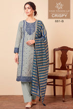 Vinay Kuleesh Cripsy Kanjivaram Silk Jacquard Worked Salwar Kameez