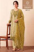 Vinay Kuleesh Cripsy Kanjivaram Silk Jacquard Worked Salwar Kameez
