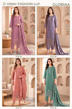 Vinay Kuleesh Gloria Gold Silk Embroidered Salwar Kameez