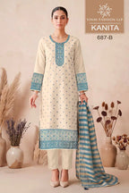 Vinay Kuleesh Kanita Viscose Kanjivaram Silk Salwar Kameez